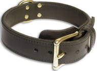 Agitation dog collar, 2 ply leather Agitation dog collar, 2 ply leather