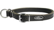 Choke dog collar,Double layer leather Choke dog collar,Double layer leather