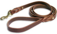 Handcrafted dog leash for walking/tracking, leather Handcrafted dog leash for walking/tracking, leather
