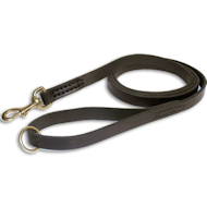 Leather dog lead stitched form tracking Leather dog lead stitched form tracking
