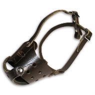 Light Everyday Leather dog muzzle Light Everyday Leather dog muzzle