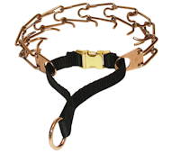 Herm Sprenger Curogan Dog pinch collar and nylon loop Herm Sprenger Curogan Dog pinch collar and nylon loop