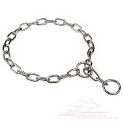 metal dog collar choke chain