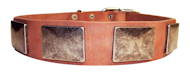 Gorgeous Dog Collar With Vintage Massive Plates Gorgeous Dog Collar With Vintage Massive Plates
