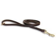 Handcrafted leather dog lead for walking/tracking 13 mm Handcrafted leather dog lead for walking/tracking 13 mm