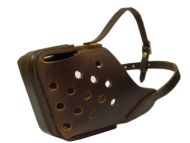 Leather Dog Muzzle Leather Dog Muzzle