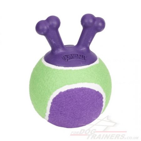 Easy Grip Dog Ball "Jumball" For Small Dogs 7.09"