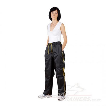 Dense Nylon Working Dog Training Scratch Pants for Active Wear