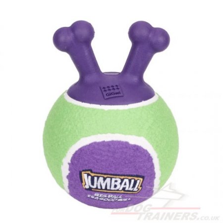 Easy Grip Dog Ball "Jumball" For Small Dogs 7.09"