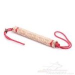 Dog Training Toy of Rolled Jute with Rope Handles